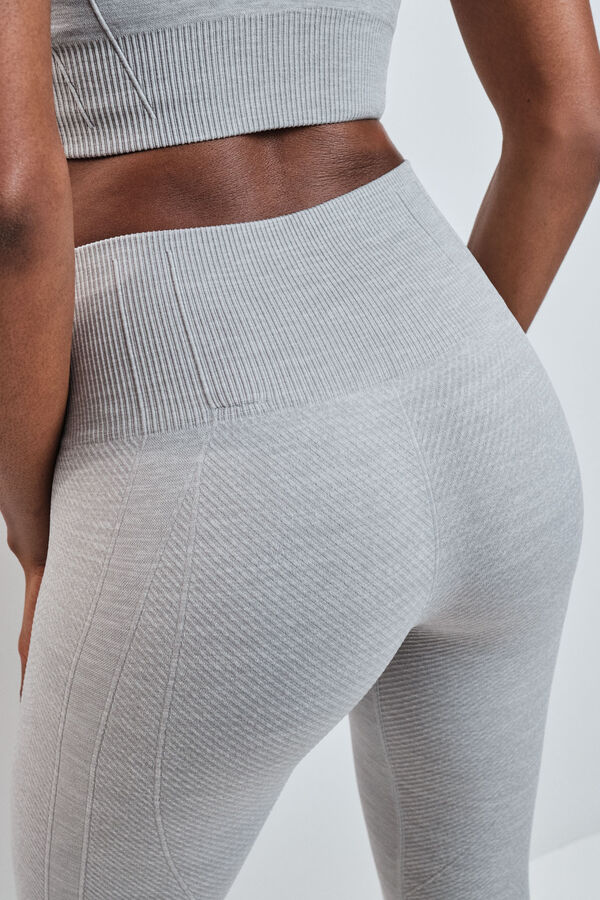 Dash and Stars Leggings largo SEAMLESS COMFORT gris gris