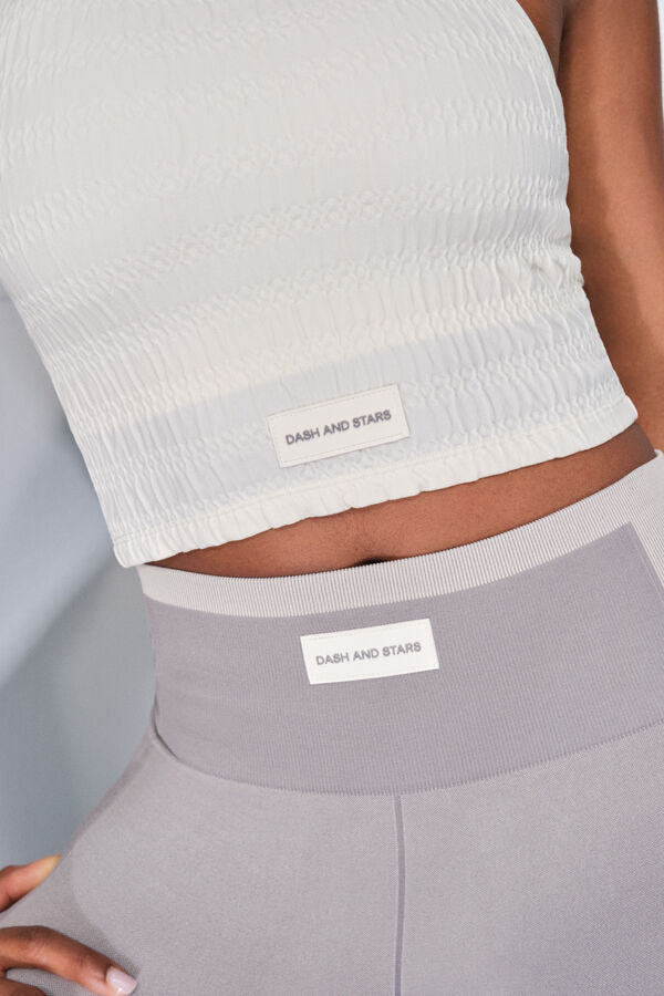 Dash and Stars Sujetador deportivo SEAMLESS COMFORT smock blanco beige