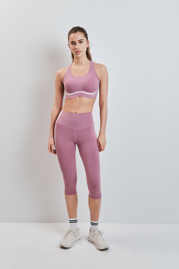 Dash and Stars Sujetador deportivo COMPRESSIVE rosa rosa