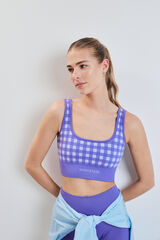 Dash and Stars Sujetador deportivo SEAMLESS COMFORT vichy morado morado/lila