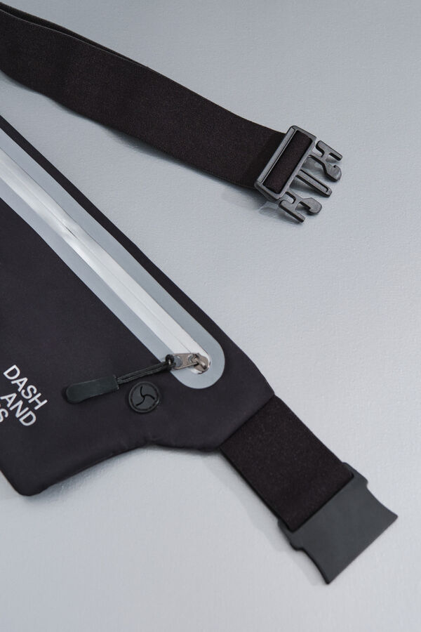 Dash and Stars Ri&ntilde;onera negra extra plana negro