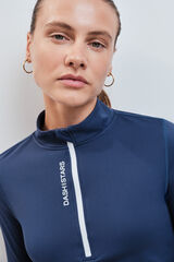 Dash and Stars Sudadera entallada manga larga azul azul