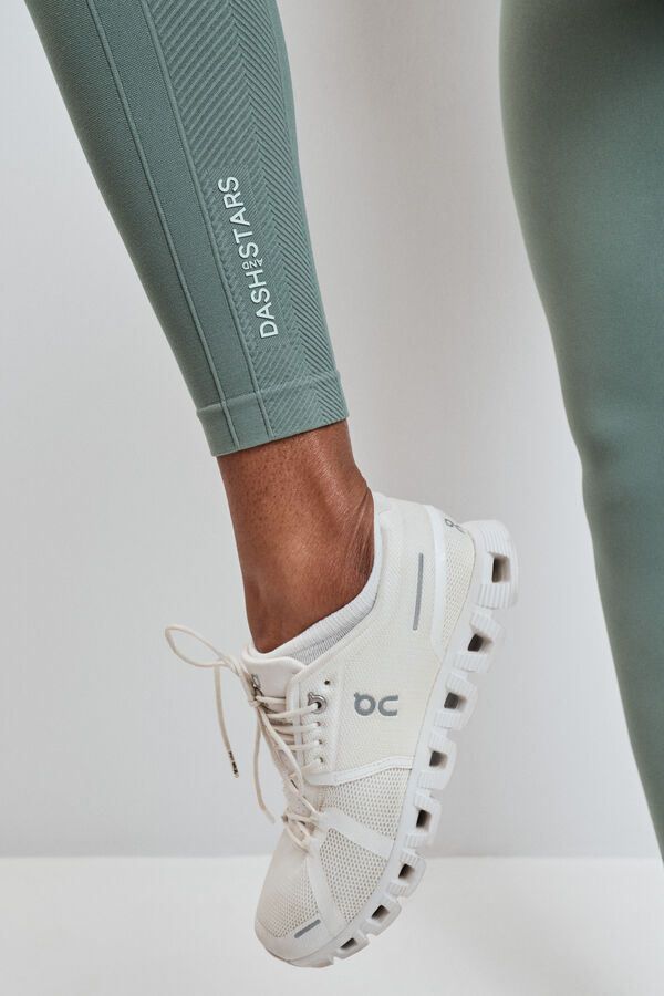 Dash and Stars Leggings largo SEAMLESS COMFORT verde verde