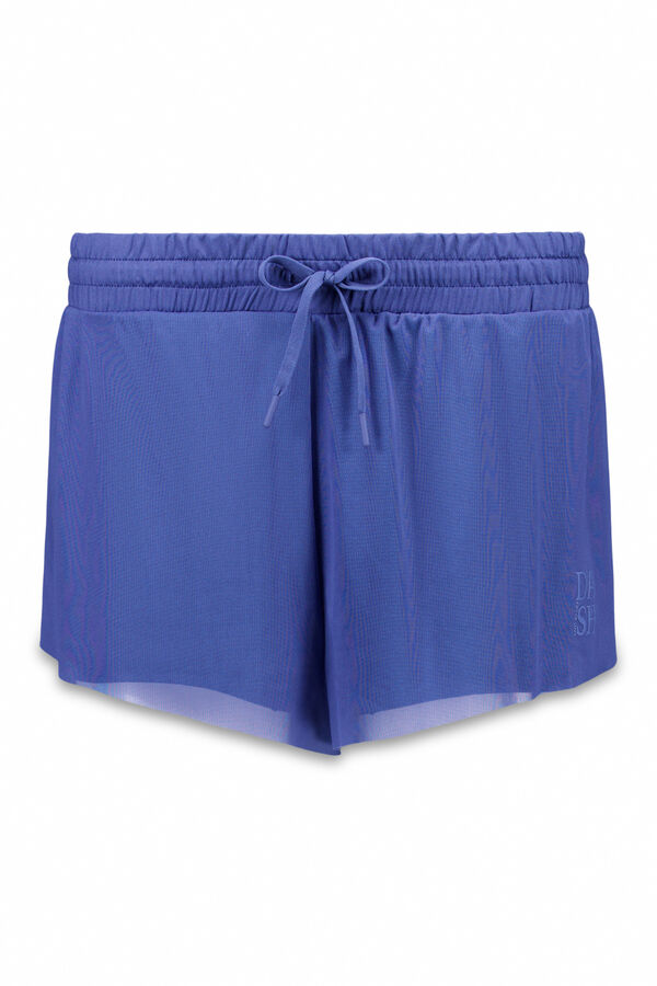 Dash and Stars Short ultra ligero malla azul azul