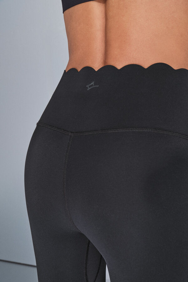 Dash and Stars Leggings COMPRESSIVE largo negro negro