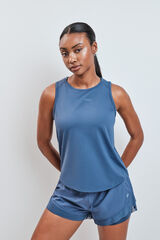 Dash and Stars Camiseta t&eacute;cnica sin mangas azul azul