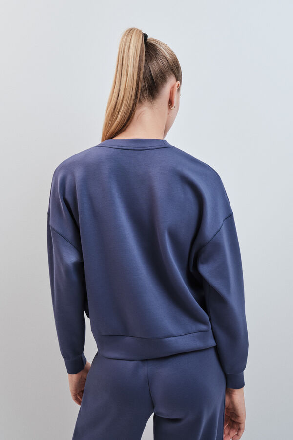 Dash and Stars Sudadera college modal azul azul