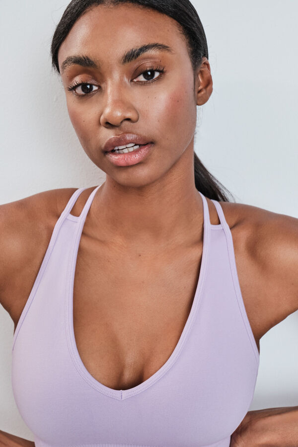 Dash and Stars Sujetador deportivo SEAMLESS COMFORT lila morado/lila