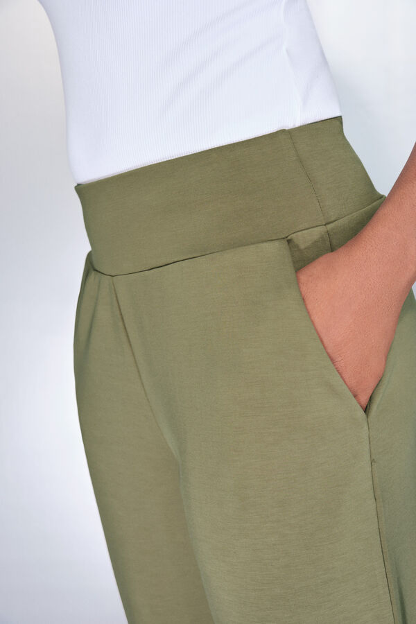 Dash and Stars Pantal&oacute;n jogger kaki beige