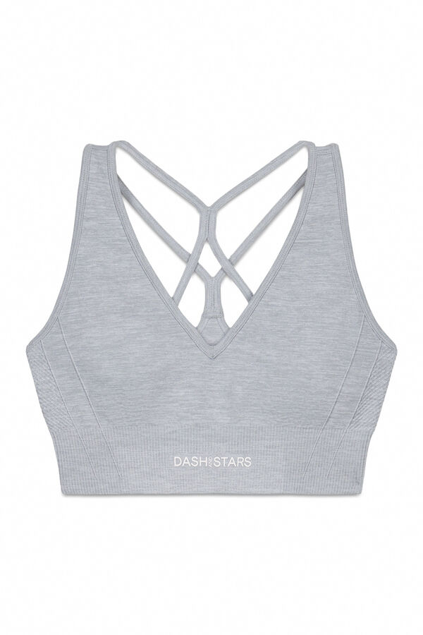 Dash and Stars Sujetador deportivo SEAMLESS COMFORT gris gris