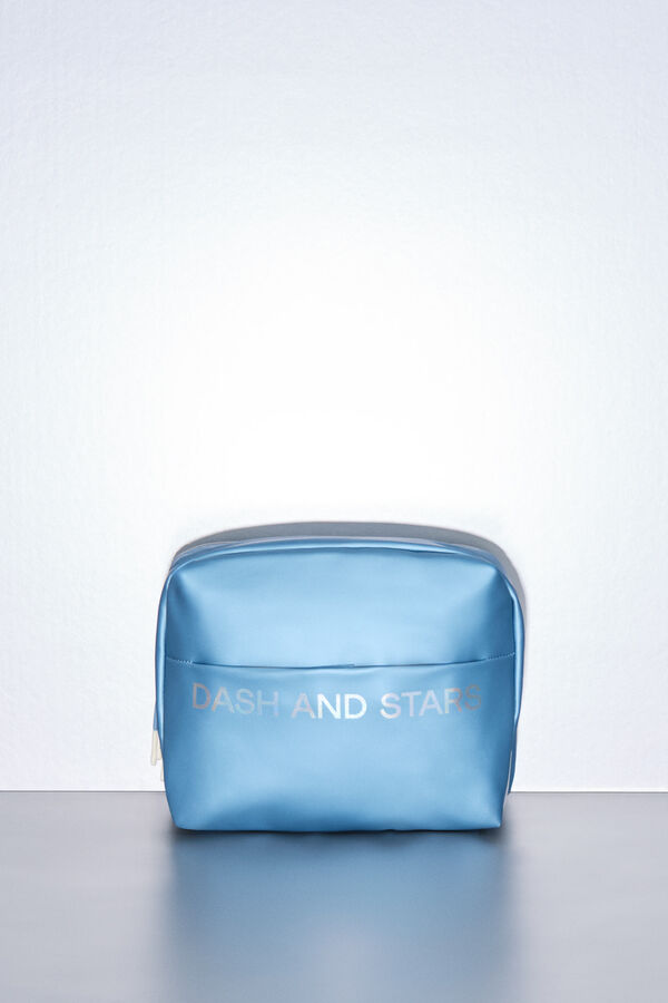 Dash and Stars Neceser engomado percha azul