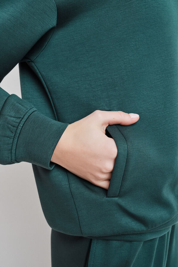 Dash and Stars Sudadera capucha verde verde