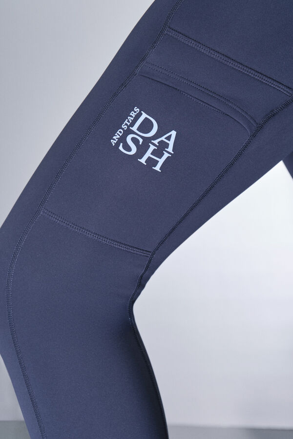 Dash and Stars Leggings THERMAL azul navy azul