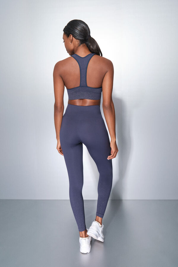 Dash and Stars Leggings SEAMLESS COMFORT azul navy azul