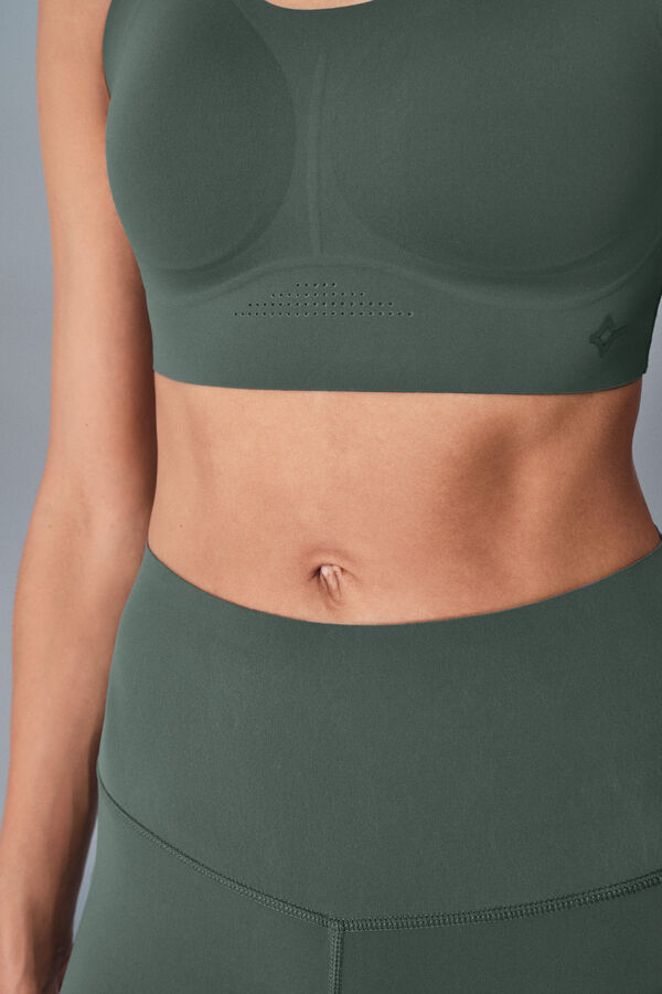 Dash and Stars Leggings COMPRESSIVE capri verde verde