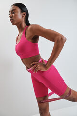 Dash and Stars Leggings ciclista rosa 4D STRETCH rosa