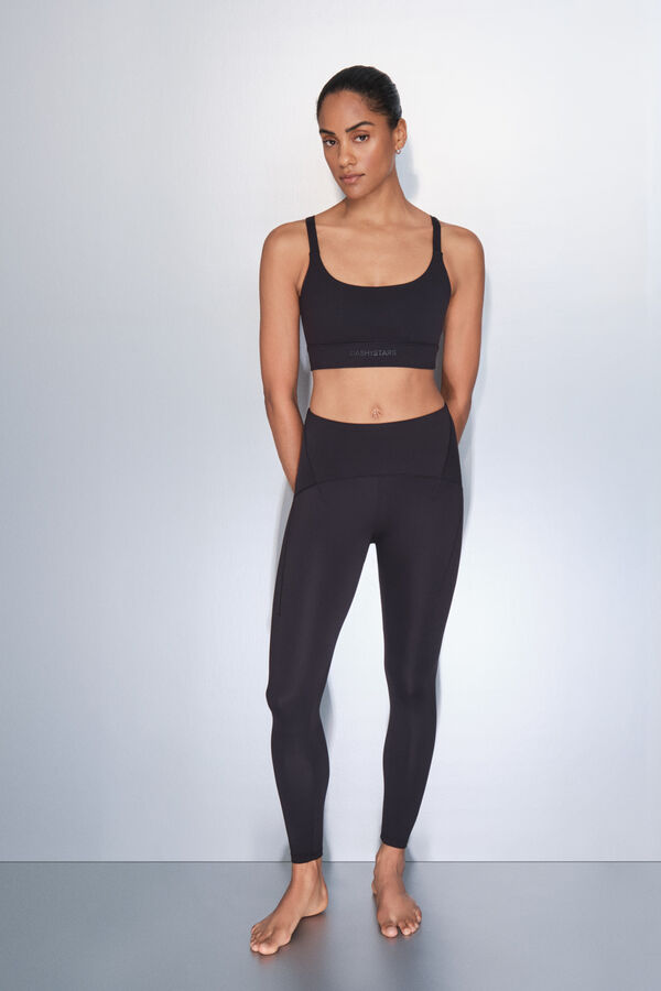 Dash and Stars Sujetador deportivo SOFT MOVE negro negro