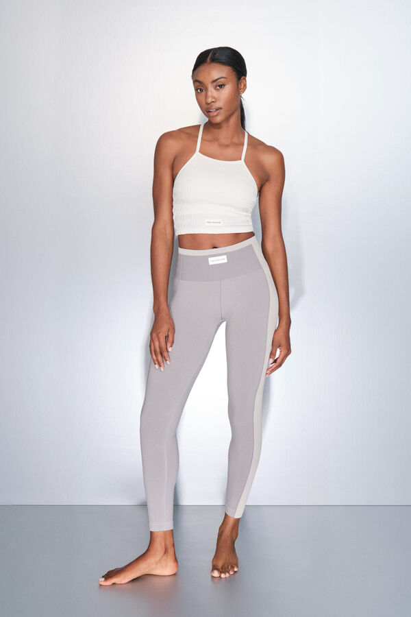 Dash and Stars Leggings largos SEAMLESS COMFORT gris gris