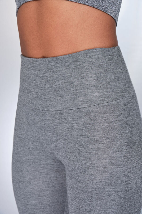 Dash and Stars Leggings largos gris gris