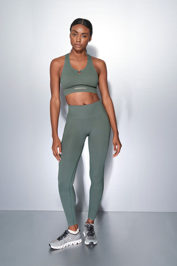 Dash and Stars Leggings SEAMLESS COMFORT verde   verde