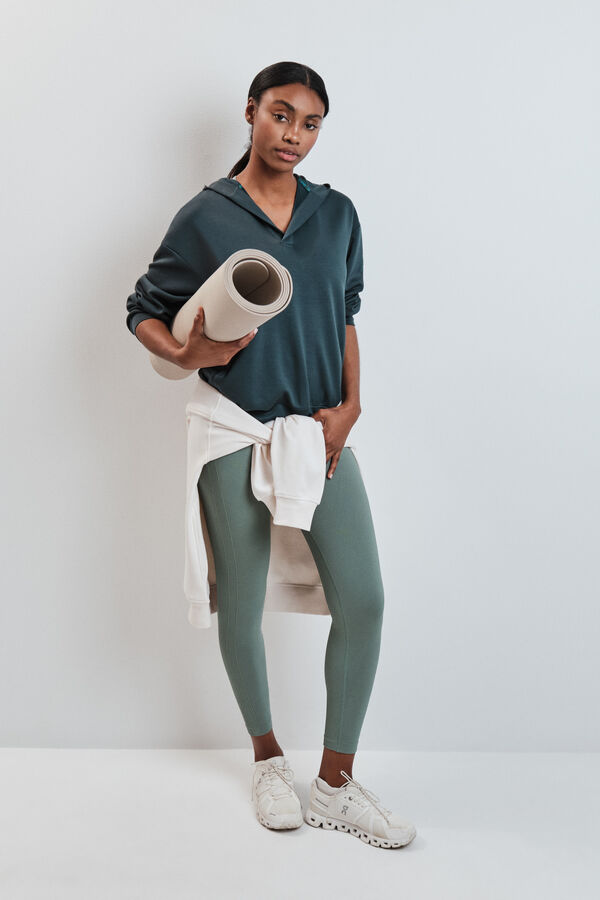 Dash and Stars Leggings largo SEAMLESS COMFORT verde verde