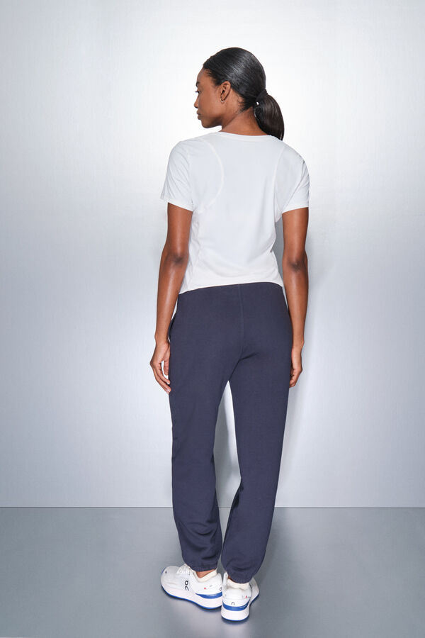 Dash and Stars Pantal&oacute;n largo algod&oacute;n jogger azul