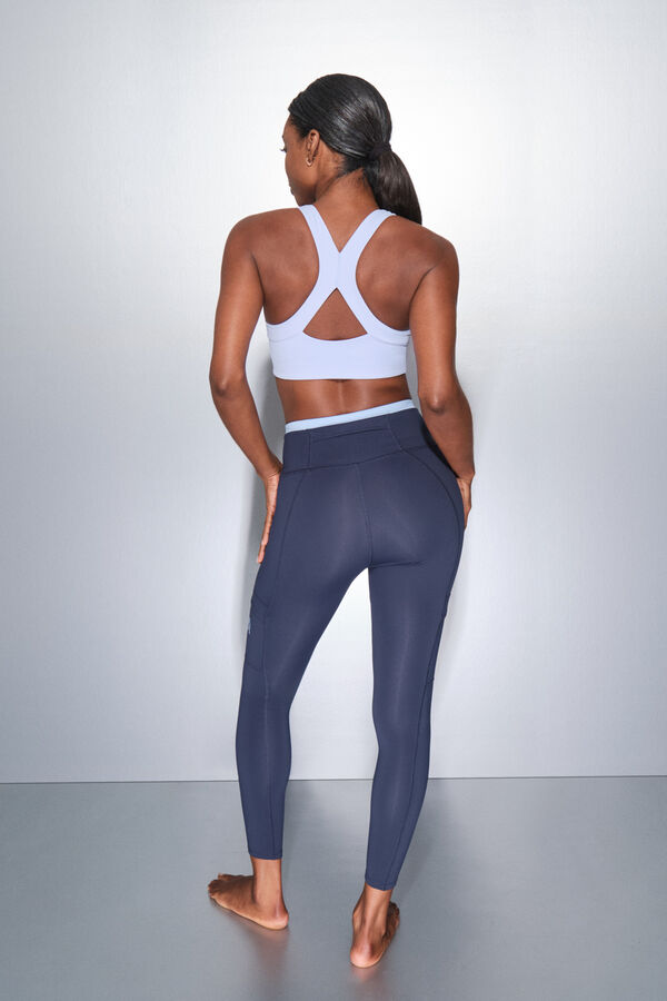 Dash and Stars Leggings THERMAL azul navy azul