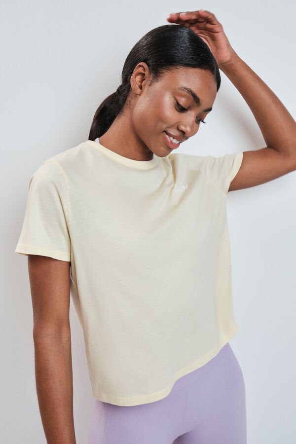 Dash and Stars Camiseta manga corta extra suave amarilla amarillo