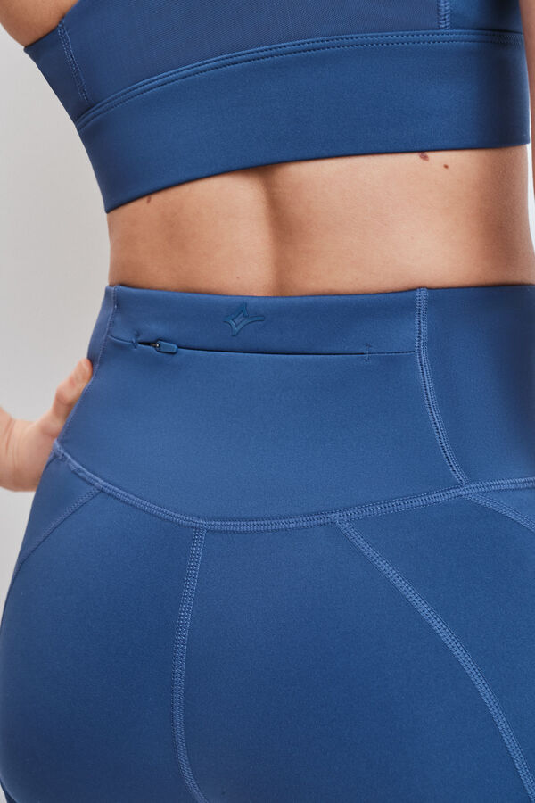 Dash and Stars Leggings 4D STRETCH ciclista azul azul