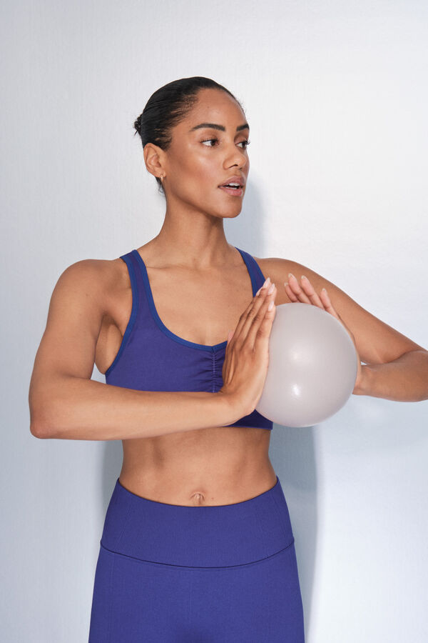 Dash and Stars Sujetador deportivo azul SEAMLESS FIT azul