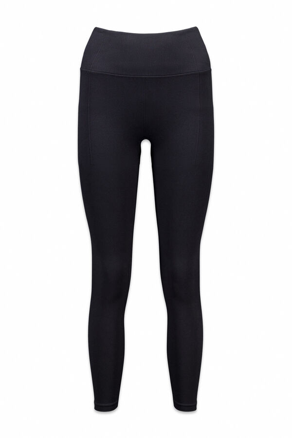 Dash and Stars Leggings push up negros SEAMLESS FIT negro