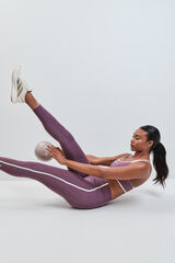Dash and Stars Leggings largos 4D STRETCH morado morado/lila