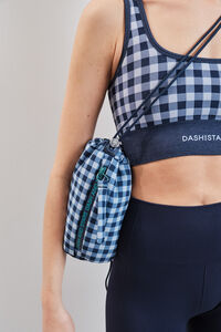 Dash and Stars Mini bolso cruzado cuadros vichy azul