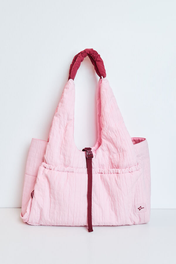 Dash and Stars Bolsa deporte nylon rosa rosa