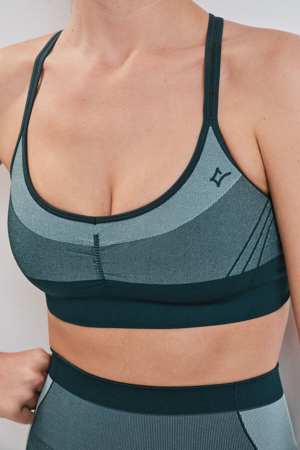 Dash and Stars Sujetador deportivo SEAMLESS COMFORT verde verde