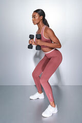 Dash and Stars Leggings largos SEAMLESS COMFORT rosa rosa