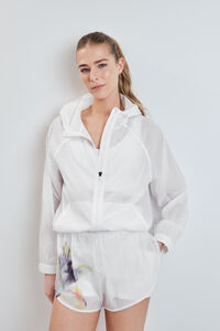 Dash and Stars Short t&eacute;cnico ultra ligero malla blanco