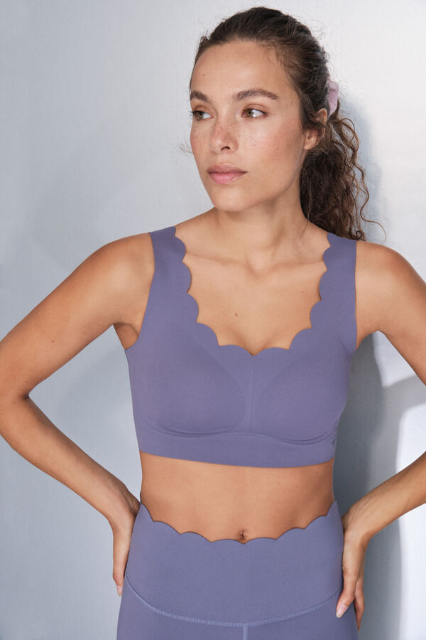 Dash and Stars Sujetador deportivo COMPRESSIVE morado morado/lila