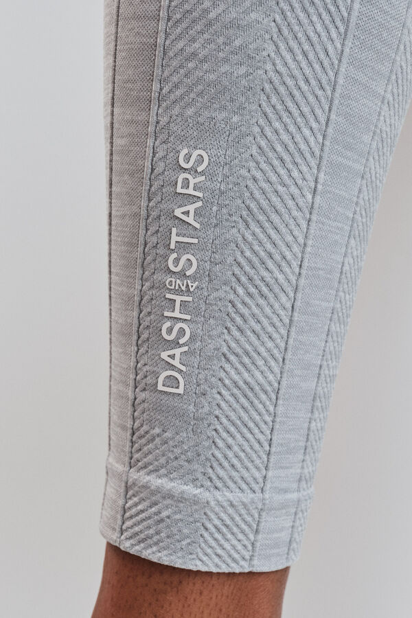 Dash and Stars Leggings largo SEAMLESS COMFORT gris gris