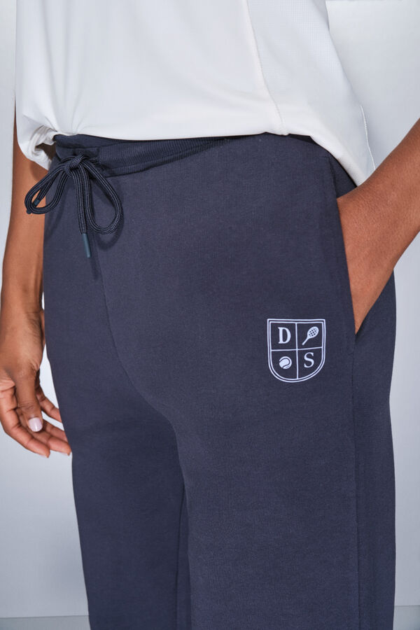 Dash and Stars Pantal&oacute;n largo algod&oacute;n jogger azul