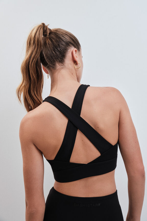 Dash and Stars Sujetador deportivo SOFT MOVE negro negro