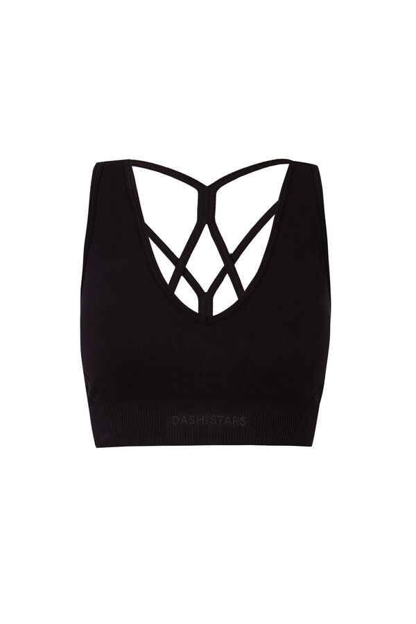 Dash and Stars Sujetador deportivo SEAMLESS COMFORT negro negro
