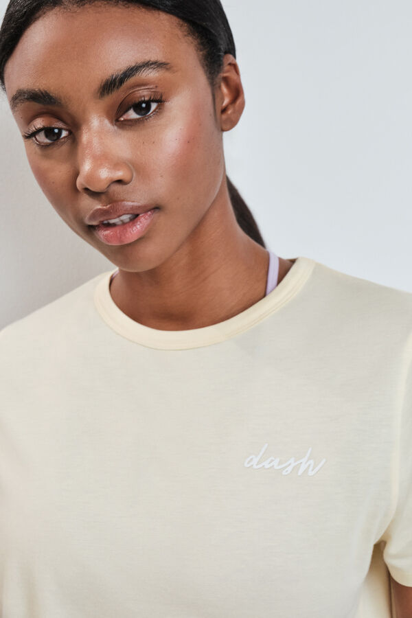 Dash and Stars Camiseta manga corta extra suave amarilla amarillo