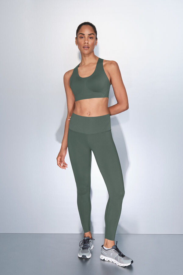 Dash and Stars Leggings largos COMPRESSIVE verde verde