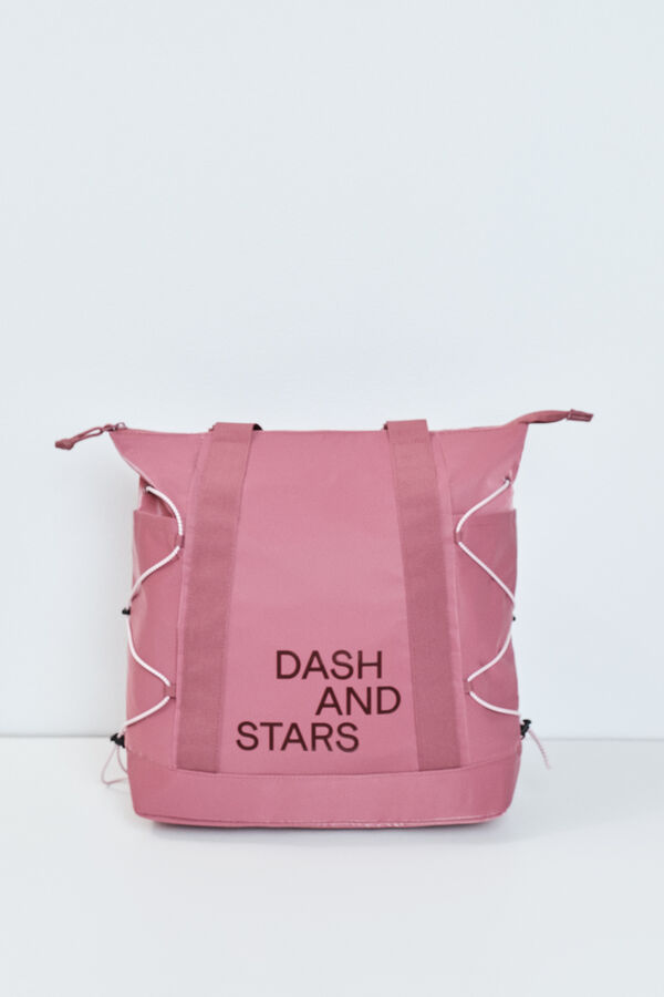 Dash and Stars Mochila multiposici&oacute;n burgundy rojo