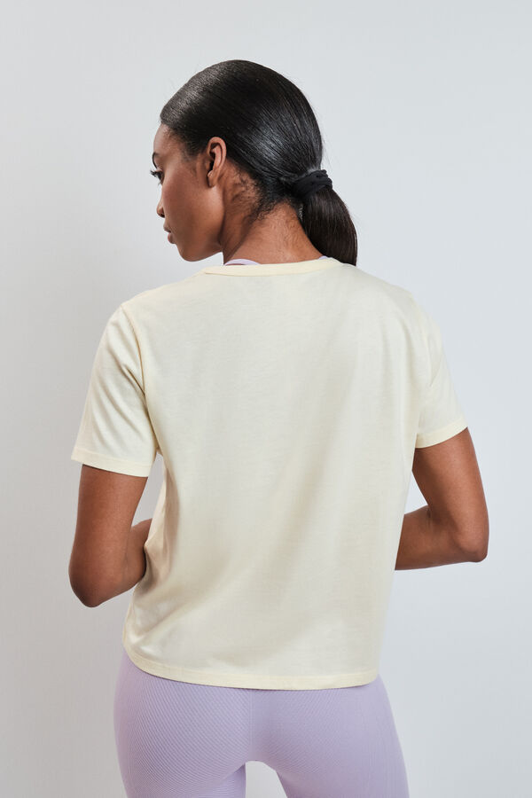 Dash and Stars Camiseta manga corta extra suave amarilla amarillo