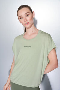 Dash and Stars Camiseta tejido extra suave verde