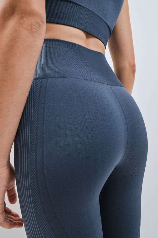 Dash and Stars Leggings largo SEAMLESS COMFORT azul azul