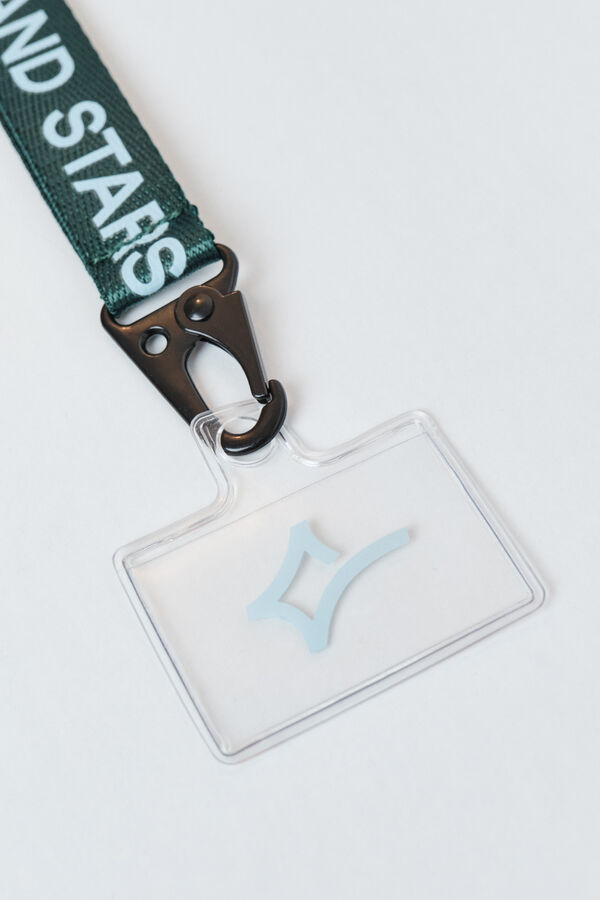 Dash and Stars Cinta cuelga m&oacute;vil verde verde