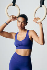 Dash and Stars Sujetador deportivo azul SEAMLESS FIT azul